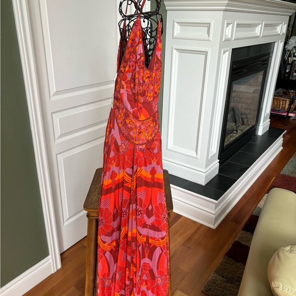 Beautiful multicolored, bohemian sundress size US small with adjustable straps. - Picture 5 of 11